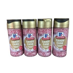 McCormick finishing sugar 4X limited edition - candy cane new